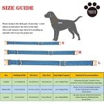 YUDOTE Soft Cotton Dog Collar for Small Dogs