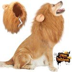 Adjustable Brown Dog Lion Mane Costume