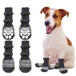 Anti-Slip Dog Socks with Adjustable Straps