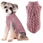 Wocharm Warm Knitted Sweater for Small Dogs