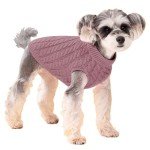 Wocharm Warm Knitted Sweater for Small Dogs