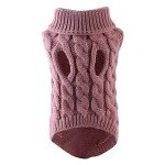 Wocharm Warm Knitted Sweater for Small Dogs