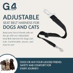 G4GADGET Adjustable Pet Car Safety Harness