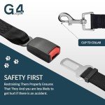 G4GADGET Adjustable Pet Car Safety Harness