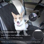 VIVAGLORY Large Quilted Dog Car Seat Cover