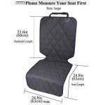 VIVAGLORY Large Quilted Dog Car Seat Cover