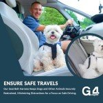 G4GADGET Adjustable Pet Car Safety Harness