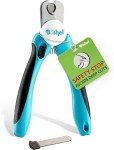 BOSHEL Dog Nail Clippers with Safety Guard & File