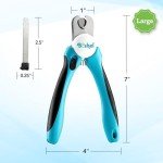 BOSHEL Dog Nail Clippers with Safety Guard & File