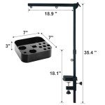 Adjustable Foldable Pet Grooming Arm with Clamp