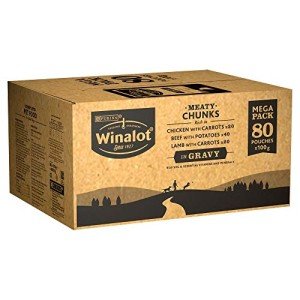 Winalot Meaty Chunks in Gravy Dog Food 80x100g