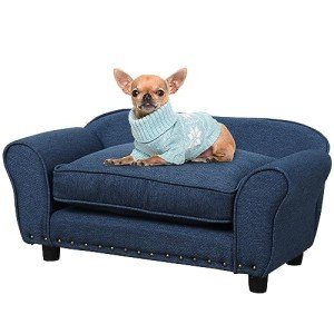 Stylish Linen Pet Sofa Couch for Dogs & Cats