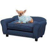 Stylish Linen Pet Sofa Couch for Dogs & Cats