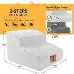 Myiosus 2-Step Non-Slip Pet Stairs for Sofa