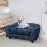 Stylish Linen Pet Sofa Couch for Dogs & Cats