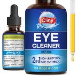 Dog Eye Wash Drops and Wipes for Relief