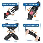 SlowTon Dual Dog Seat Belt for Car Safety