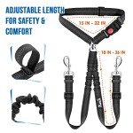 SlowTon Dual Dog Seat Belt for Car Safety