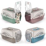 Premium Grey Dog and Cat Carrier Box