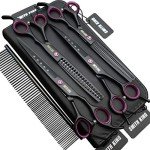 Professional Dog Grooming Scissors Set with Comb