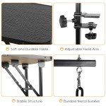 Foldable 32" Dog Grooming Table with Storage