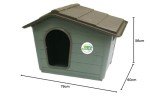 Eco-Friendly Dog Kennel with Removable Roof