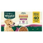 Winalot Mixed Jelly Dog Food, 40 Pack