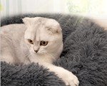 Cozy Round Cat Bed - Donut Shape (Small)
