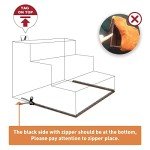 NAMSAN Easy Pet Stairs with Washable Cover