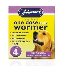 Jvp Easy Dose Wormer for Large Dogs - 8 Tablets