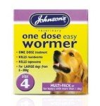 Jvp Easy Dose Wormer for Large Dogs - 8 Tablets
