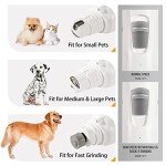 LED Dog Nail Grinder with 2-Speed & Grinding Heads