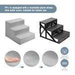 Youyijia 3-Step Pet Stairs for Dogs and Cats