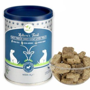 Goat Liver Freeze Dried Dog Treats - 50g