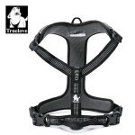 Adjustable Reflective No Pull Dog Harness - Black
