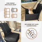 Sturdy Dog Car Seat for Small to Medium Dogs