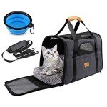 Morpilot Foldable Pet Carrier for Cats and Small Dogs