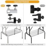 Yaheetech Adjustable Dog Grooming Table with Storage