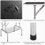 Yaheetech Adjustable Dog Grooming Table with Storage