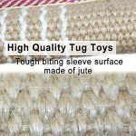 Durable Jute Tug Toy for Medium to Large Dogs