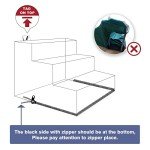 PETLESO 3-Step Pet Stairs for Dogs and Cats