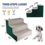 PETLESO 3-Step Pet Stairs for Dogs and Cats