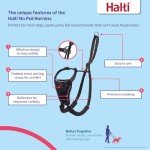 Halti Anti-Pull Harness for Medium Dogs - Black