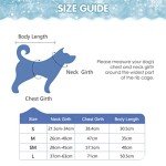 BINGPET Cozy Snowflake Dog Sweater Coat