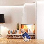 BINGPET Cozy Snowflake Dog Sweater Coat