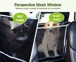 Pecute Dog Car Seat Cover with Viewing Window