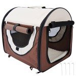 Pawhut Folding Soft Pet Crate for Travel