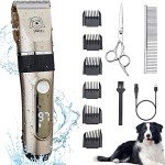 Rechargeable 2-Speed Dog Clippers Grooming Kit