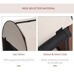 Pawhut Folding Soft Pet Crate for Travel