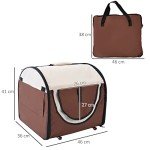 Pawhut Folding Soft Pet Crate for Travel